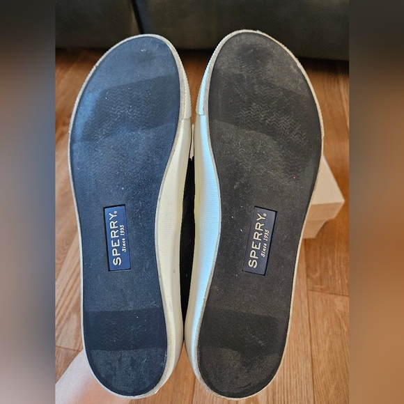 Sperry Seaside Perf Emboss Blk Women's Size 8.5 (No Box) - Picture 6 of 8